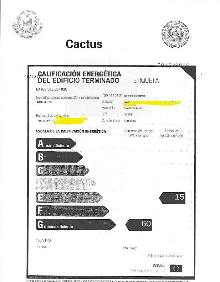 Vivienda Vacacional Cactus Costa Teguise Apartamento